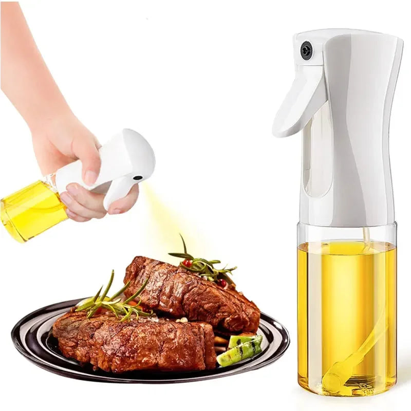 Botella pulverizadora de aceite de 200/300ml, pulverizador de aceite de oliva para cocinar en barbacoa, pulverizador de aceite para hornear en la cocina, botella vacía, dispensador de aceite para vinagre