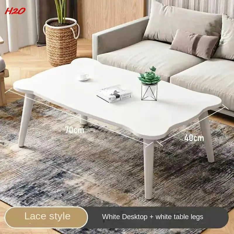 Coffee Table Furniture Mini Restaurant Table Basse Pour Salon Side Table Living Room Luxury His Desk Floating Window Balcony