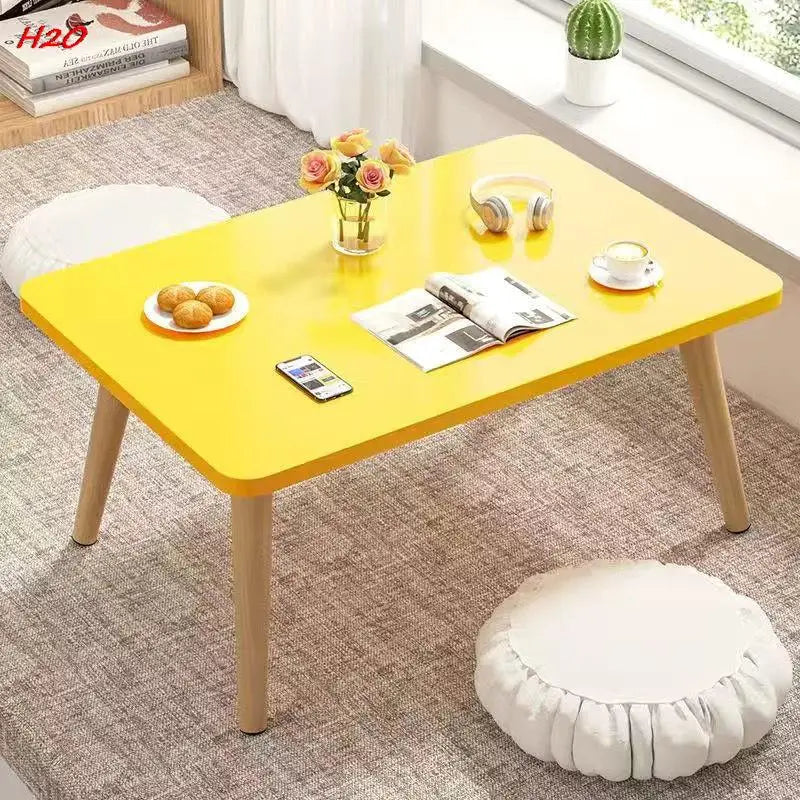 Coffee Table Furniture Mini Restaurant Table Basse Pour Salon Side Table Living Room Luxury His Desk Floating Window Balcony