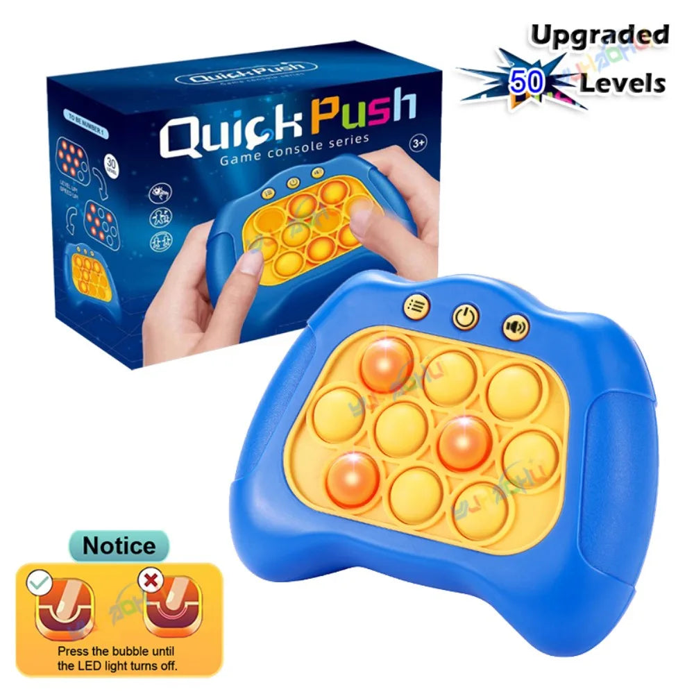 56 versions améliorées de Pop Light et de jeux QuickPush Gadgets pour enfants Jouets sensoriels anti-stress pour adultes Cadeaux de Noël pour enfants