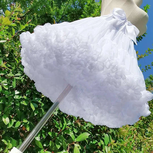 DongCMY – jupons Lolita Style floral pour femmes, Crinoline, agitation intérieure, Cosplay Tutu, jupe Cancan bouffante sous les robes de mariée