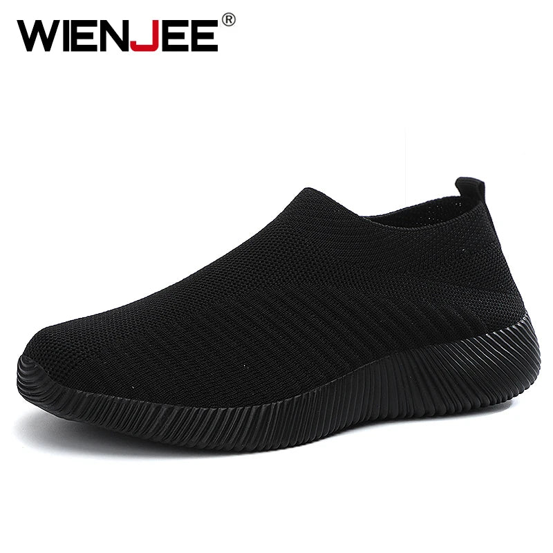 Femmes chaussures vulcanisées haute qualité femmes baskets sans lacet chaussures plates femmes mocassins grande taille 42 marche plat