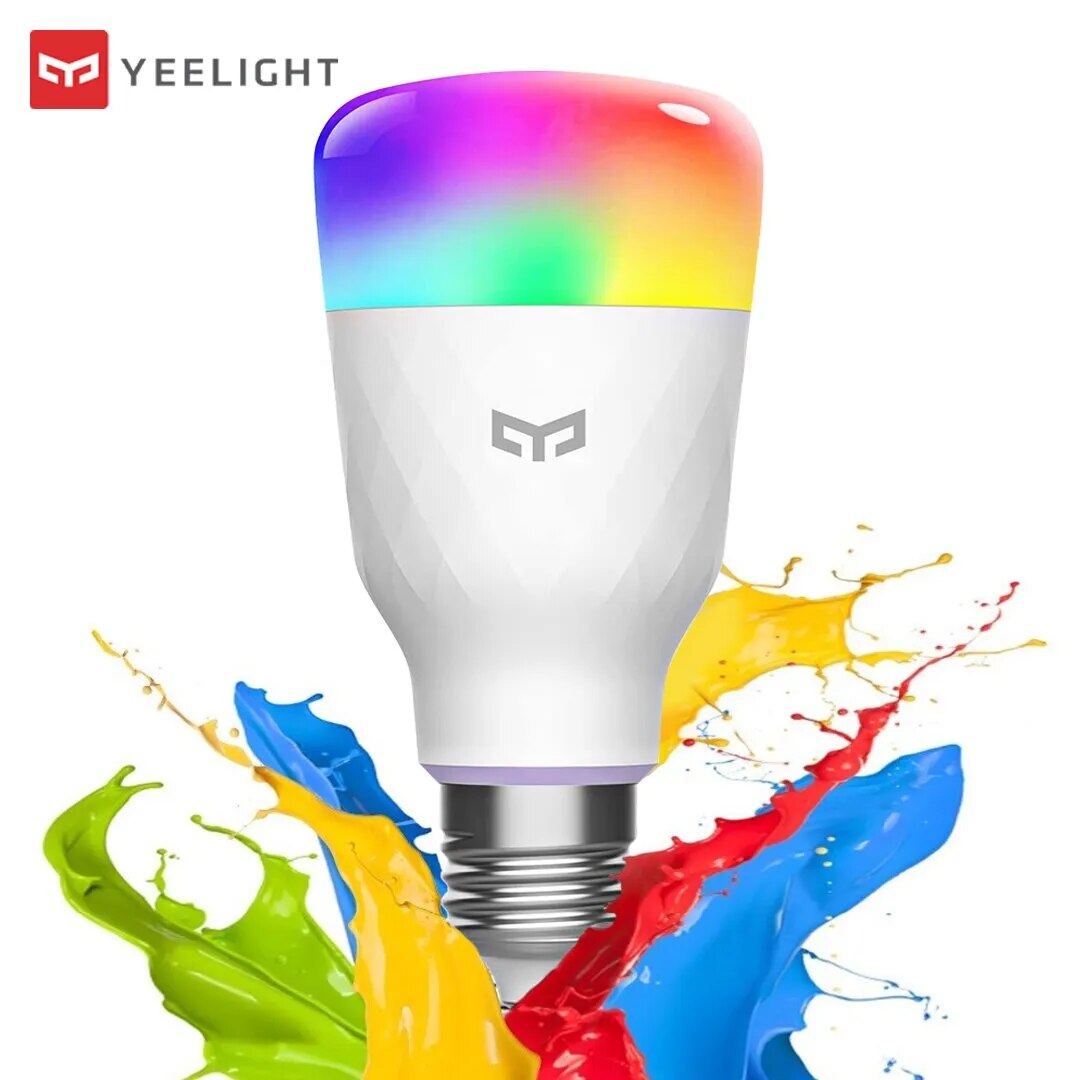 Yeelight – ampoule LED intelligente E27 1S/1SE, lampe intelligente colorée au citron, 800 Lumens, pour application Mijia, fonctionne avec Apple Homekit