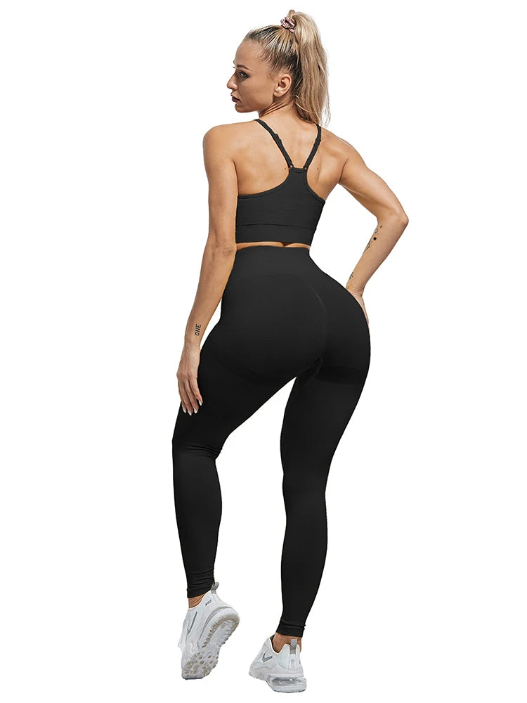 Femmes Leggings bulle bout à bout Fitness Legging mince taille haute Leggins Mujer sans couture Fitness Legging