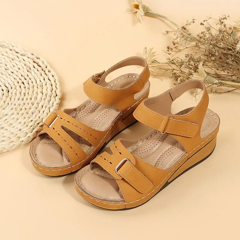 Women Sandals Soft Stitching Ladies Sandals Comfortable Flat Sandals Women Open Toe Beach Shoes Woman Footwear Sandalias Treking