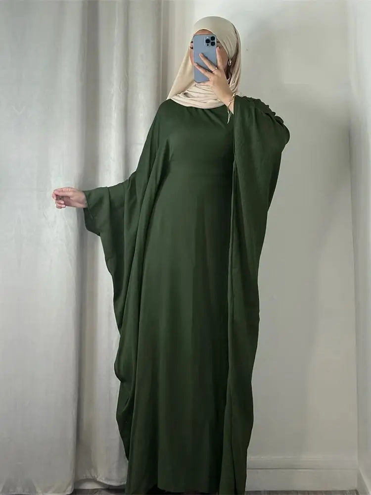 Ramadan Khimar Abaya arabie saoudite turquie Islam Robe Musulmane vêtements de prière robes africaines pour femmes Kebaya Robe Femme Musulmane