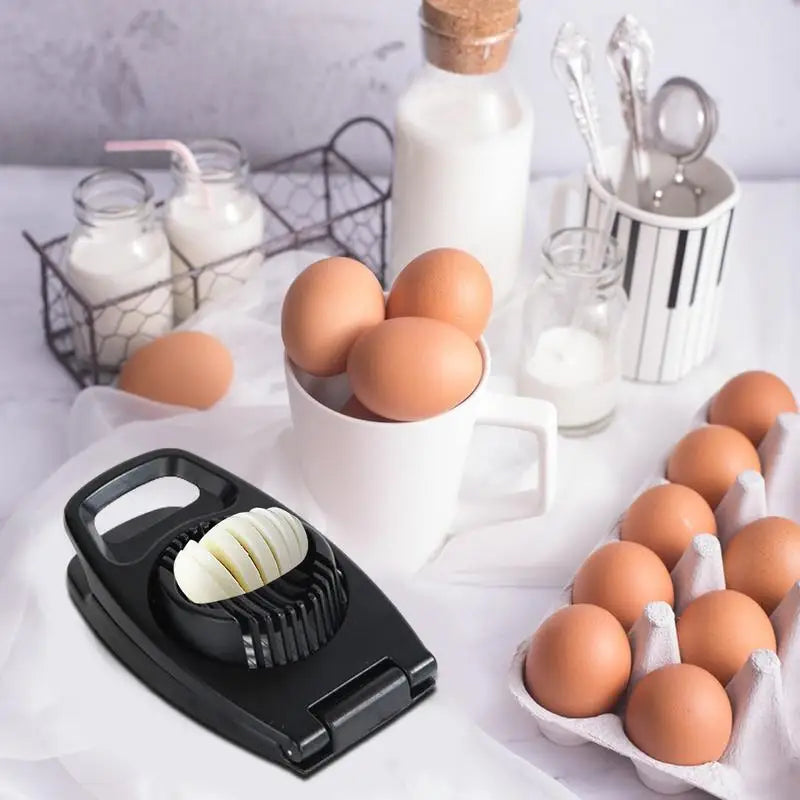 Egg Chopper Consistent & Precise Cuts Egg Slicer Chopper Alloy Fruit Salad Cutter Manual Food Processor Kitchen Gadget Egg Tools