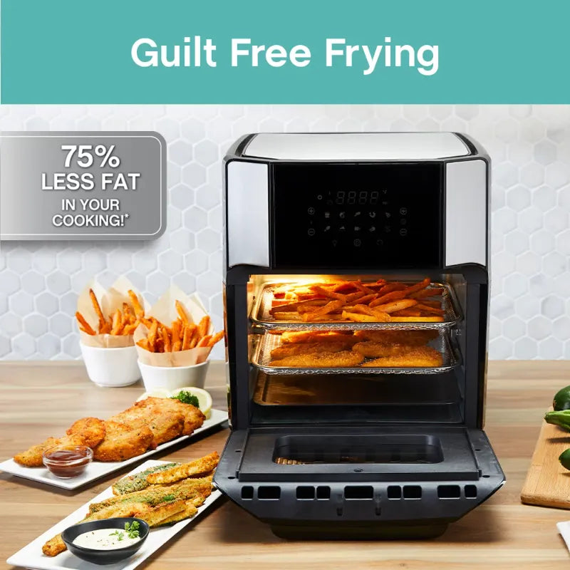 West Bend 12.6 QT. XL Digital Air Fryer Oven, 10 Presets, 6 Functions air fryers  kitchen accessories