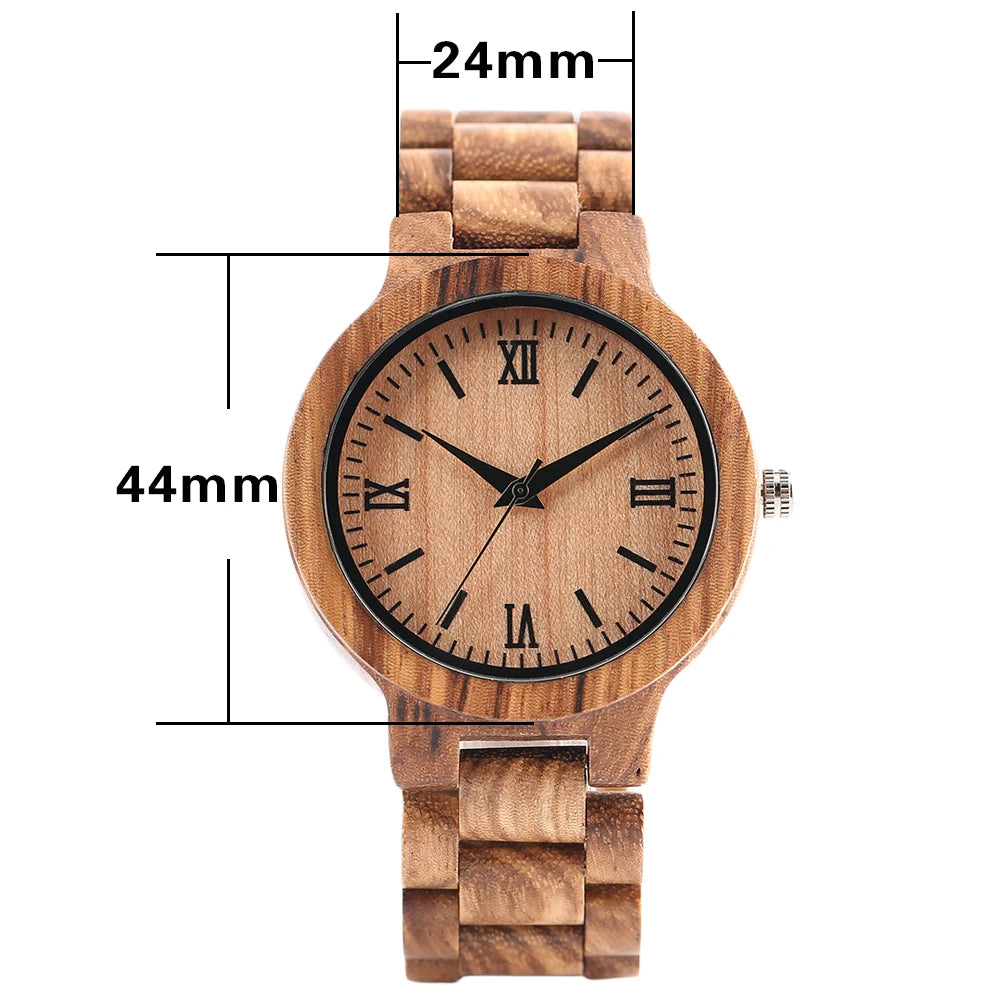 YISUYA Nature Wood Bamboo Watch Men Handmade Full Wooden Creative Women Watches New Fashion Quartz Digital Clock Christmas Gift