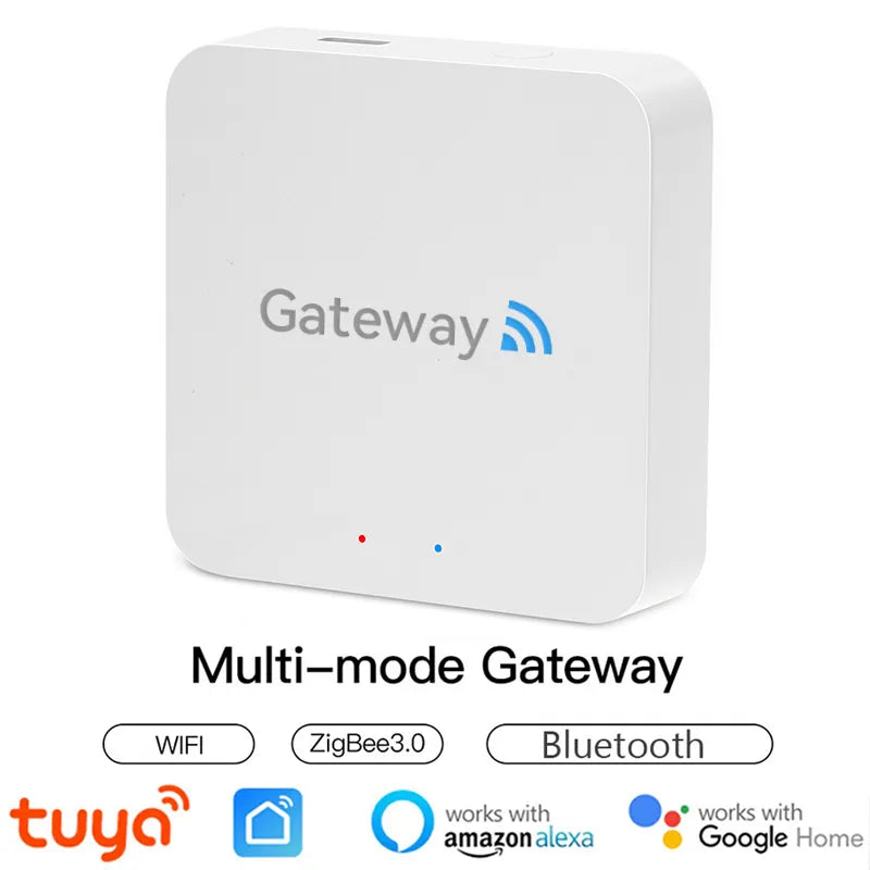 Tuya ZigBee – Hub de passerelle multimode pour maison intelligente, pont WiFi, Bluetooth Mesh, télécommande Smart Life, fonctionne avec Alexa Google Alice