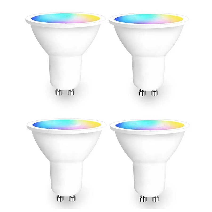 GU10 Bluetooth Lamp Tuya Smart Bulb RGB 220V Led Light Bulbs Smart Led Bulb 9W For Google Home Assistant Alexa