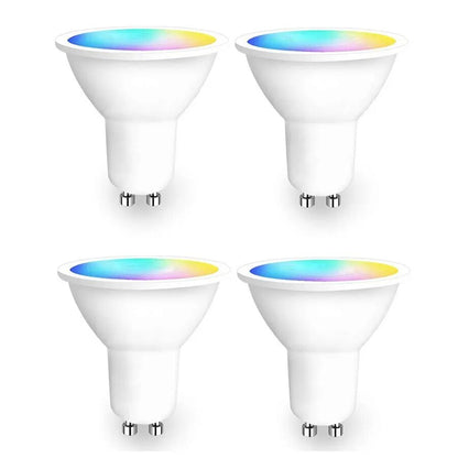 GU10 Bluetooth lampe Tuya ampoule intelligente RGB 220V ampoules Led ampoule Led intelligente 9W pour Google Home Assistant Alexa