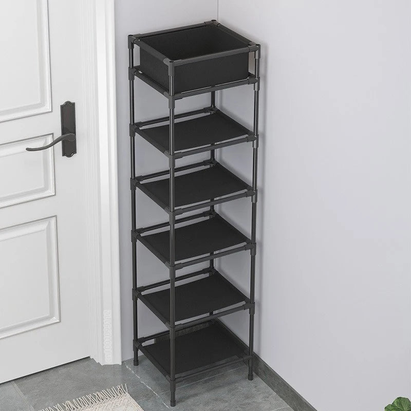 Stackable Shoe Organizer Multi-layer Shoe Rack Durable Shoes Storage Shelf Box Home Space Saving  Entry Door Shoe Cabinet