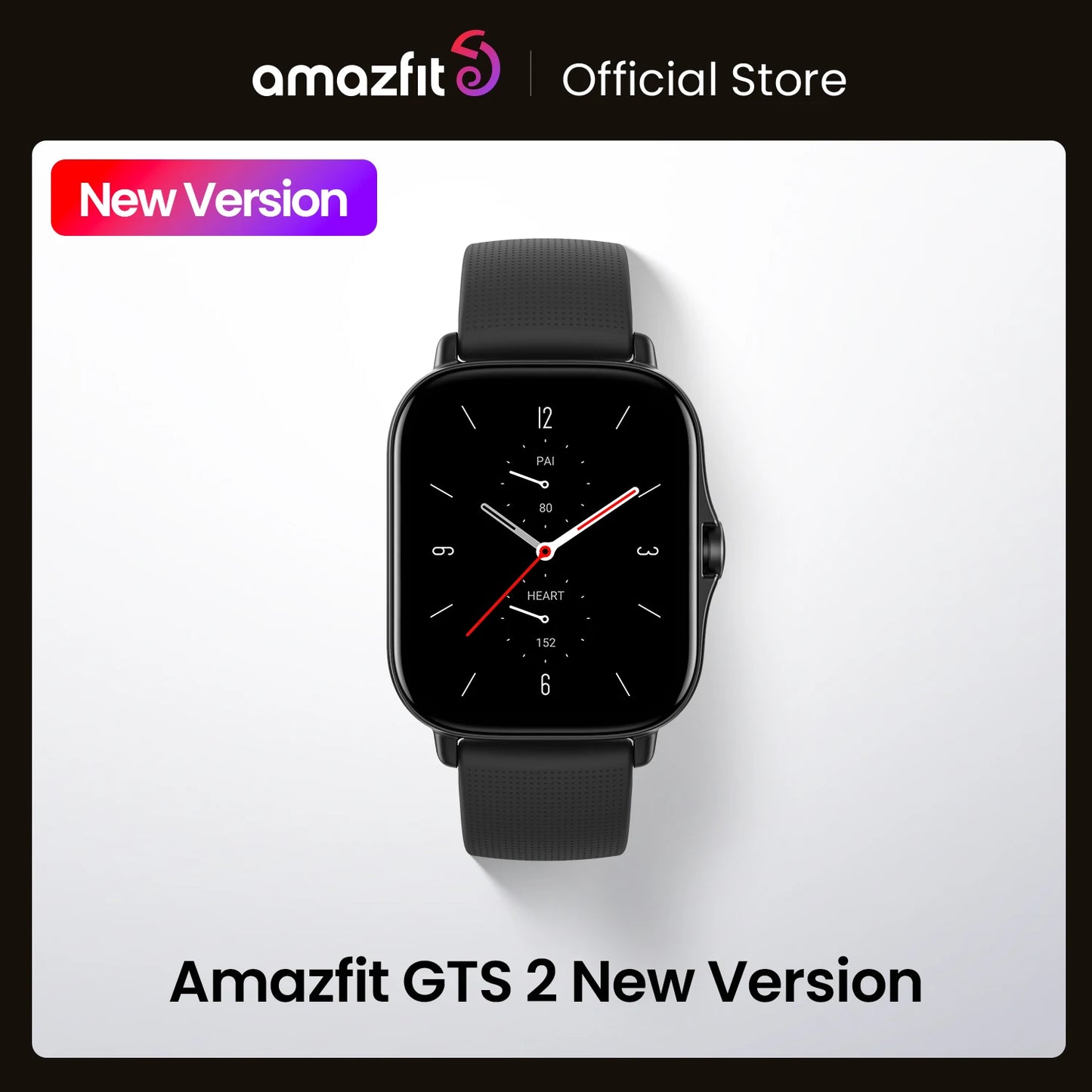 [Nouvelle version] Amazfit GTS 2 Smartwatch suivi complet de la santé et de la forme physique montre intelligente Alexa intégrée pour téléphone Android IOS