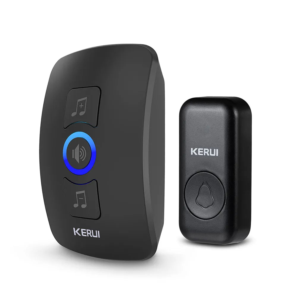 KERUI-timbre inalámbrico M525 para exteriores, Kit de timbre de puerta inteligente a prueba de agua, alarma de seguridad con Flash LED, melodías de bienvenida para casa