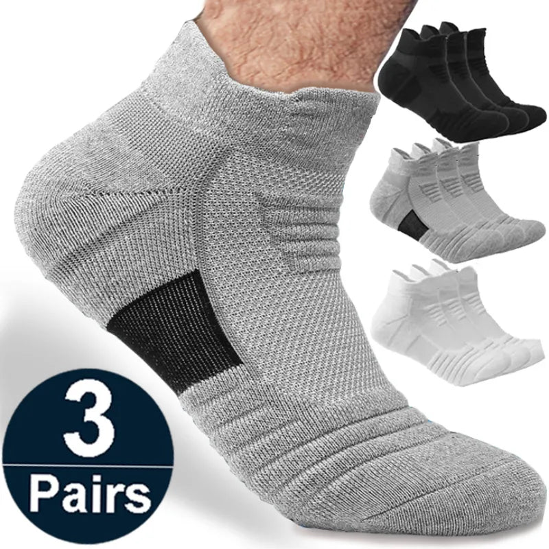 Chaussettes de Football antidérapantes pour hommes et femmes, chaussettes en coton, Tube court et Long, chaussettes de Sport, de basket-ball, respirantes et déodorantes, 39-45