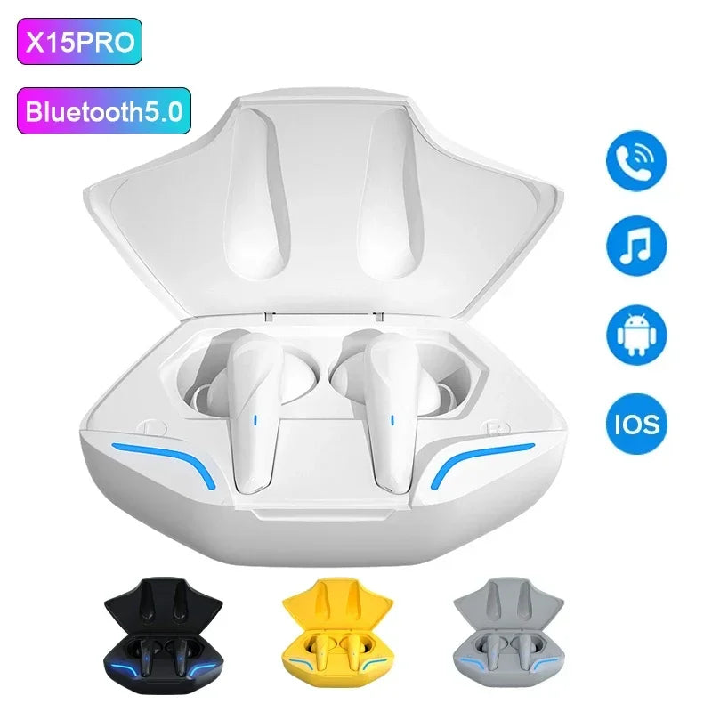 X15Pro TWS sans fil Bluetooth écouteurs stéréo 5.0 casque Sport écouteurs Microphone avec boîte de chargement pour Smartphones Xiaomi IOS