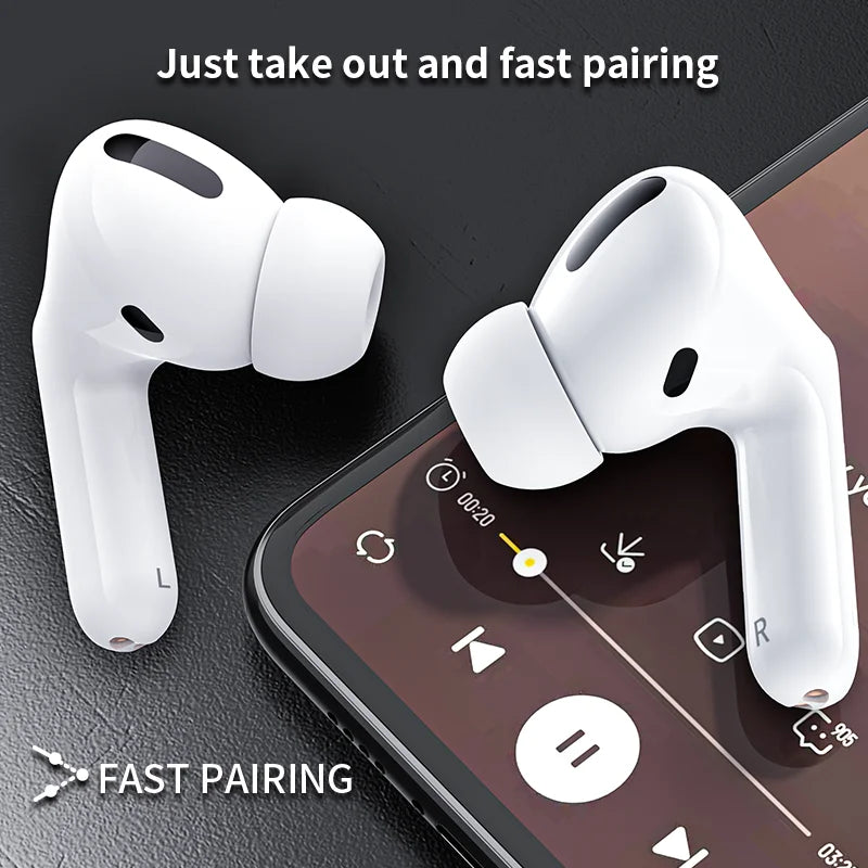 Airs Pro TWS Stereo Wireless Sports Earbuds With Siri Pop-up Window Renown Wireless Charging For IOS Android