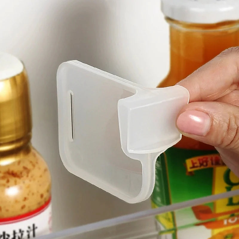 2/4/6pcs Refrigerator Storage Partition Board Retractable Plastic Divider Storage Splint Kitchen Bottle Can Shelf Organizer