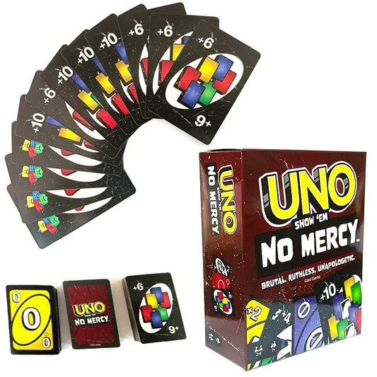 Uno sans pitié jeu jeux de société UNO cartes Table famille fête divertissement UNO jeux carte jouets enfants anniversaire noël