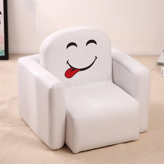 Cute Baby Kids Lazy Sofa Sponge Filler Solid Wood Frame Soft Seat Chair Handrail Separable As Desk Children Baby Sofa Chair