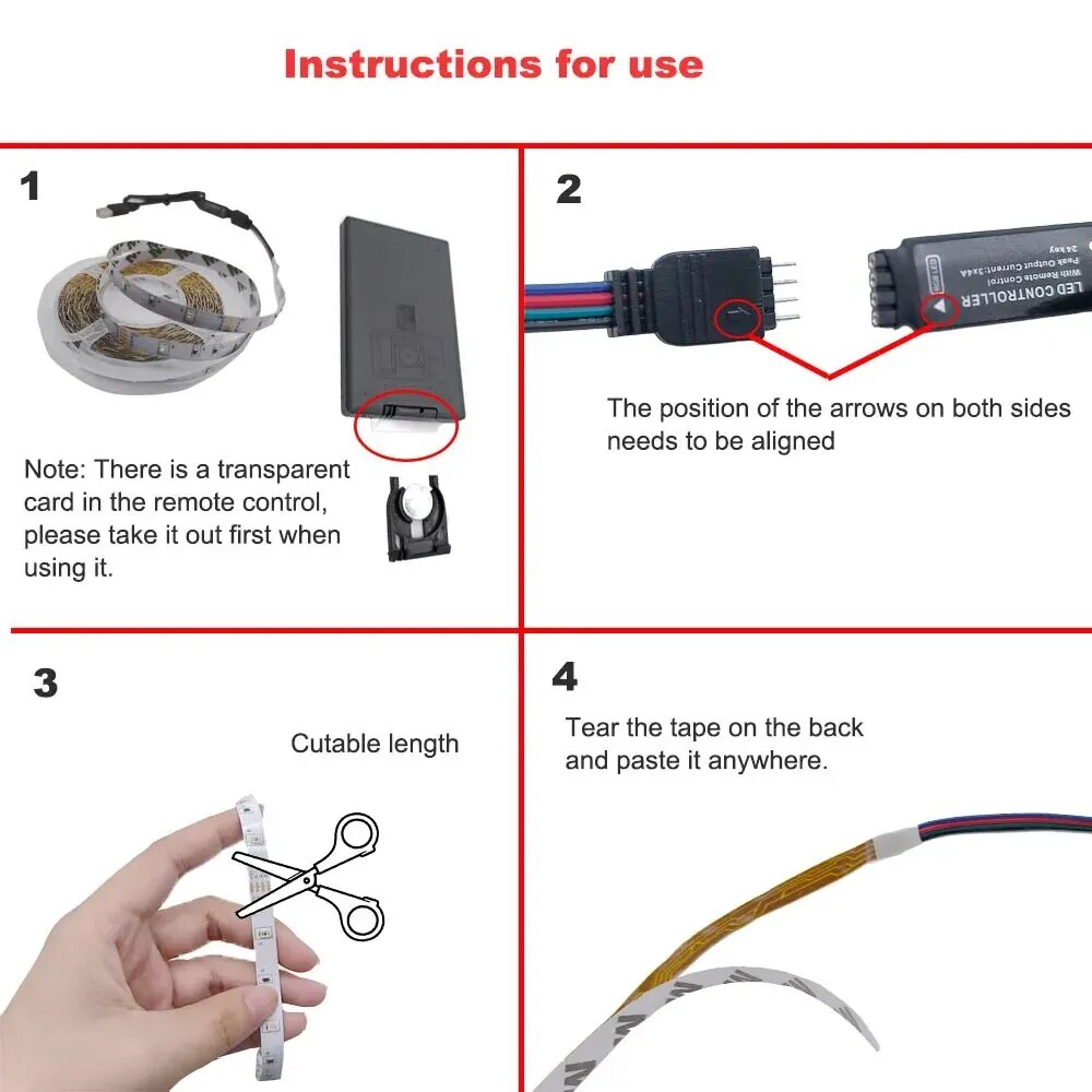 10 M/15 M/20 M USB 2835 LED bande lumineuse RGB télécommande lumières Flexible lampe ruban TV écran de bureau rétro-éclairage Diode bande