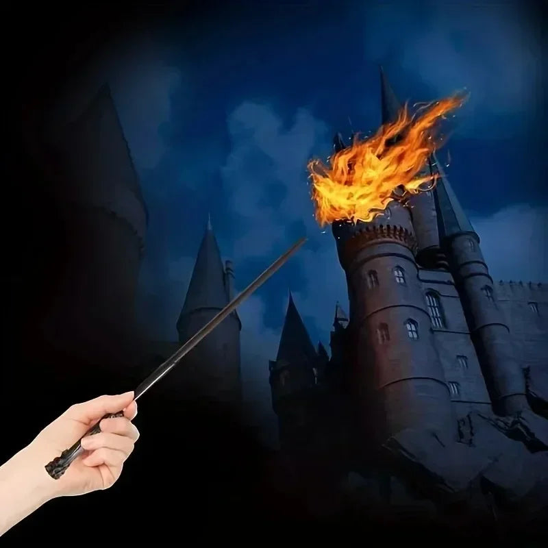 Wizard Wands That Can Shoot Fireballs Anime Role-playing Props Fireball Wands Children Magic Toy Home Ornaments Decoration