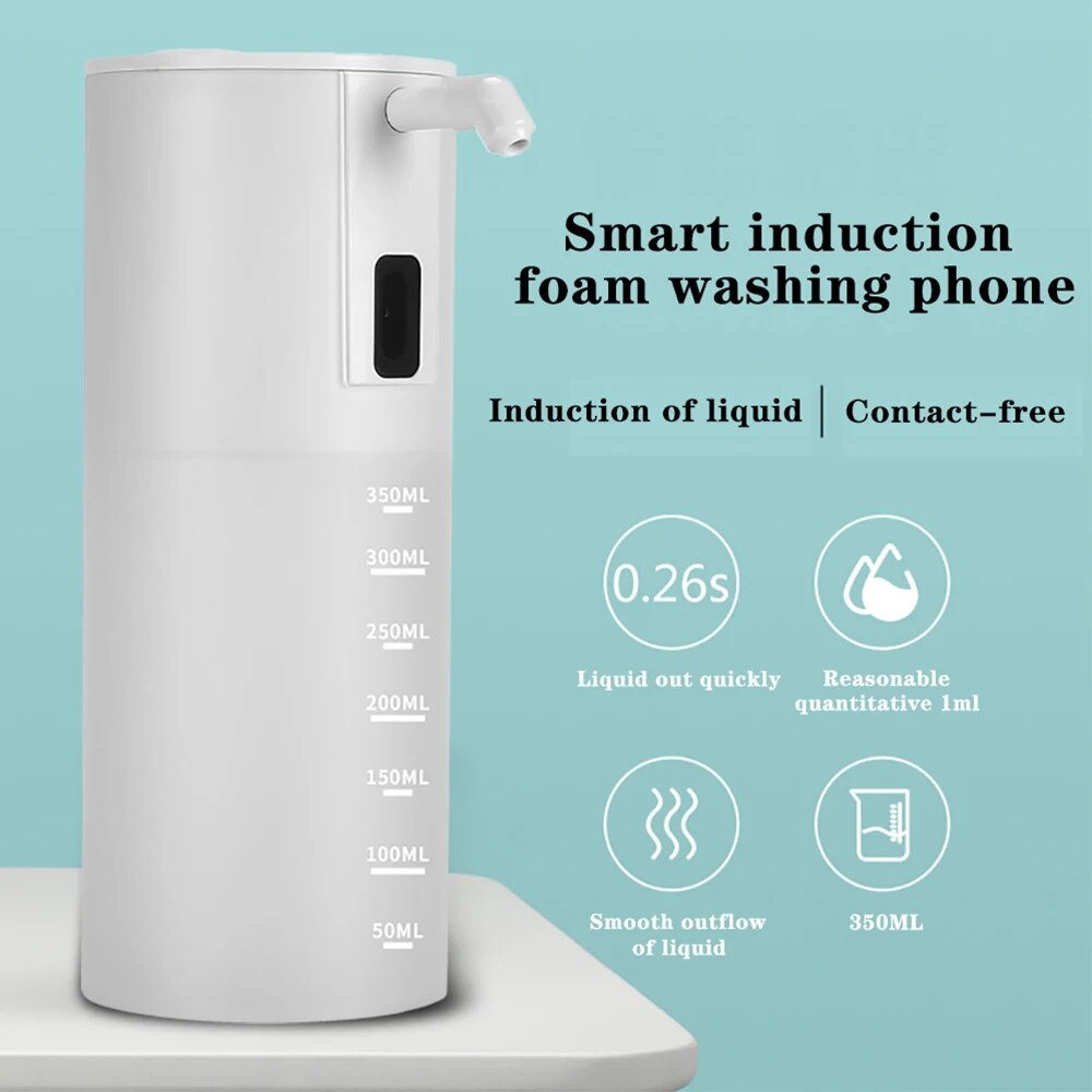 Touchless Automatic Soap Dispenser  Smart Foam Machine Infrared Sensor Foam Soap Dispenser Hand Sanitizer