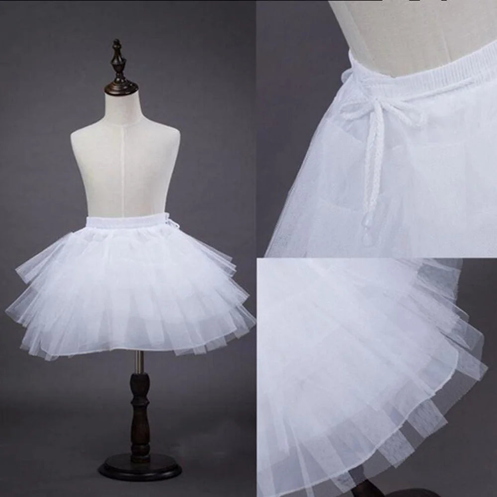 Enagua para chicas de flores, enagua para fiesta de Cosplay, Vestido corto, falda tutú de Ballet, Enaguas Sottogonna Mini