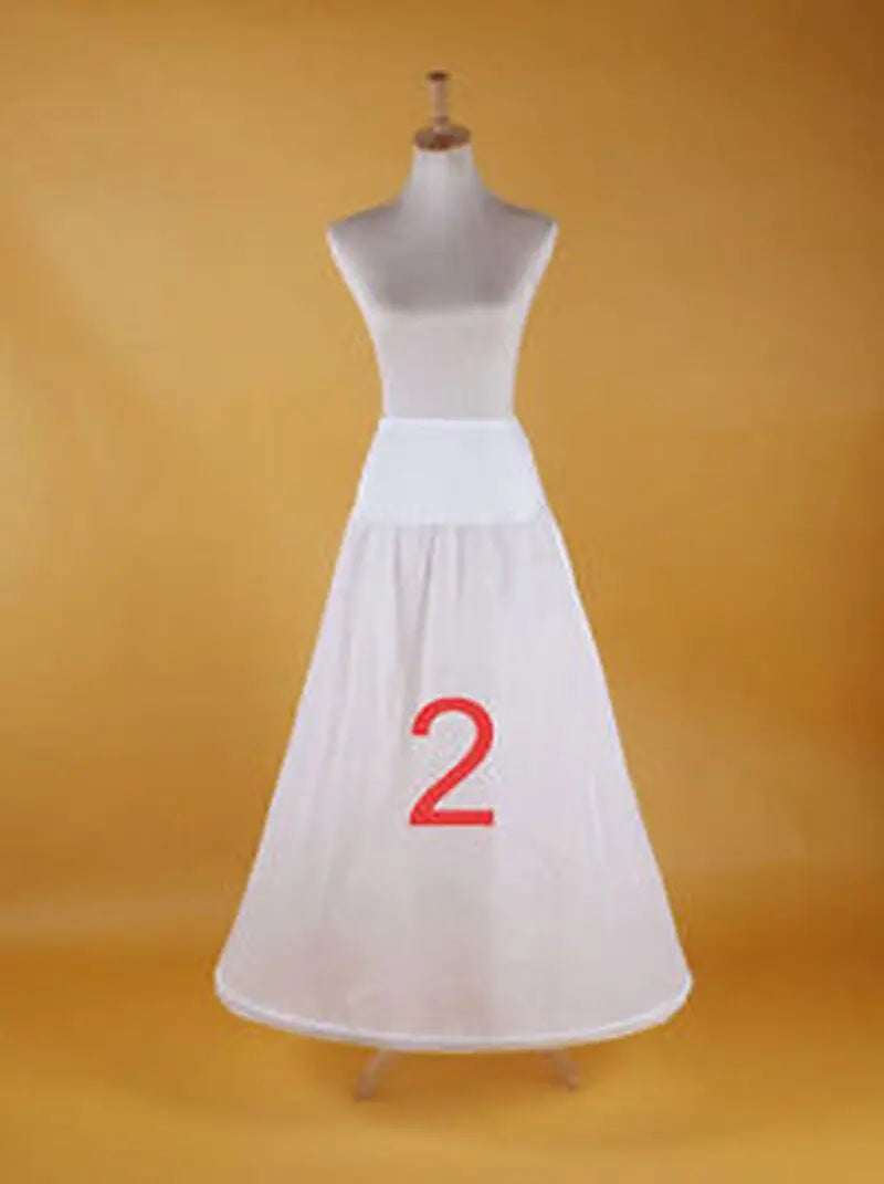 AYiCuthia blanc 6 cerceaux grand jupon glisse jupes en Tulle longue bouffante Crinoline sous-jupe pour robe de bal robe de mariée CQ7