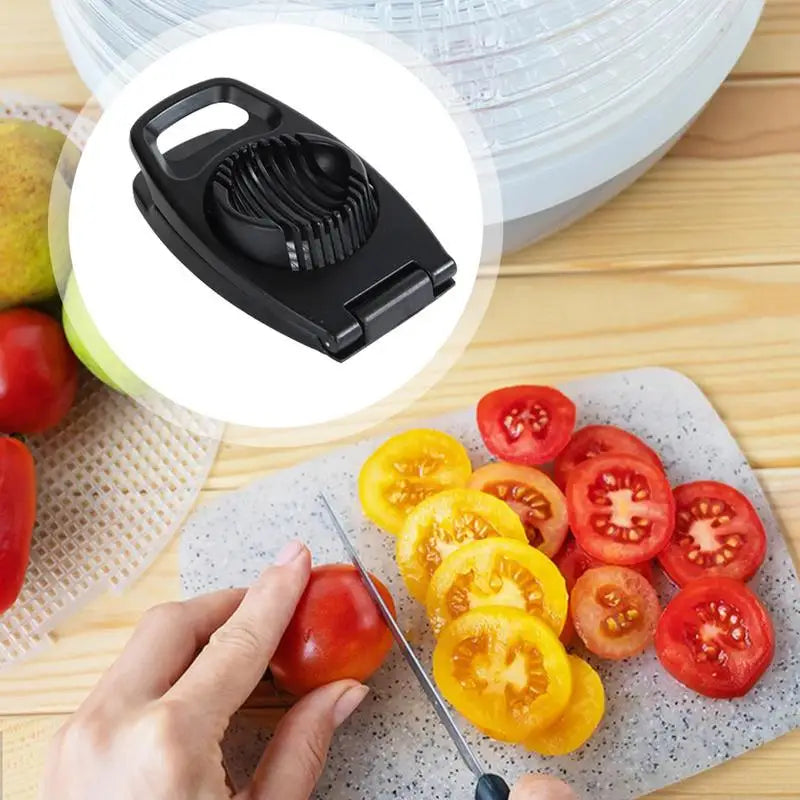 Egg Slicer Cutter Hard Boiled Egg Slicer Fruit Cutter Egg Tools Multifunction Manual Egg Slicer Food Processor Kitchen Gadget