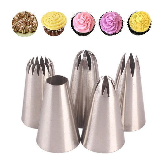 1M#2A#2D#2F#6B Douilles à crème en forme de fleur Douilles à pâtisserie russes pour glaçage pour gâteaux Fondant Décor Confiserie Gadgets de cuisine