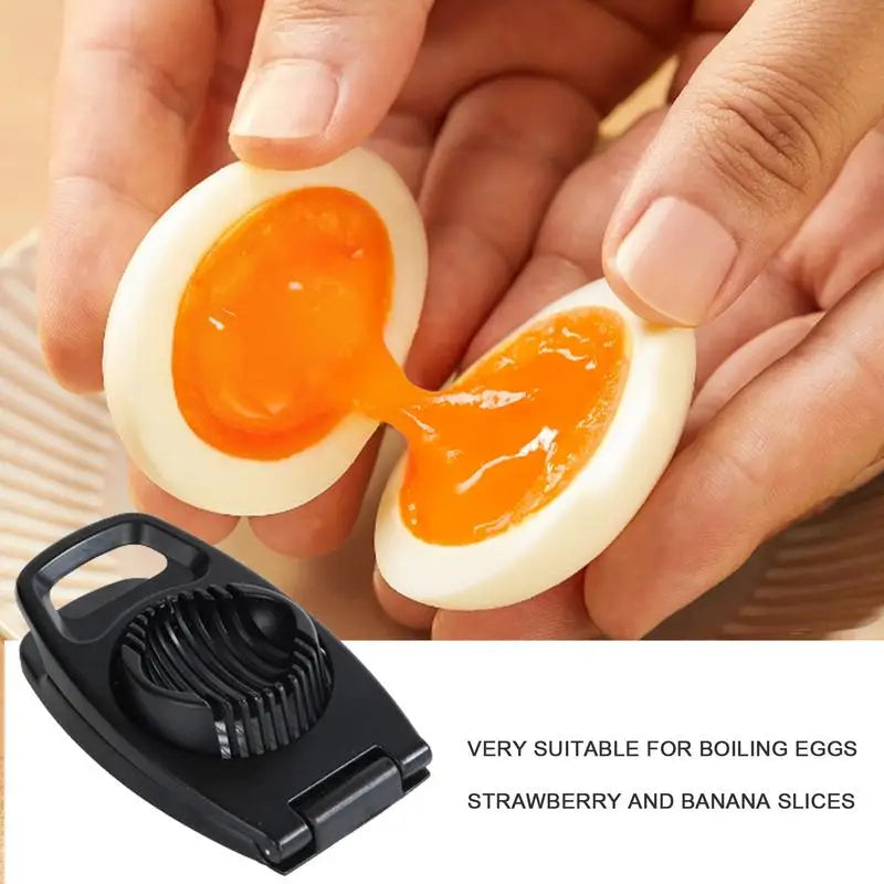 Egg Chopper Consistent & Precise Cuts Egg Slicer Chopper Alloy Fruit Salad Cutter Manual Food Processor Kitchen Gadget Egg Tools