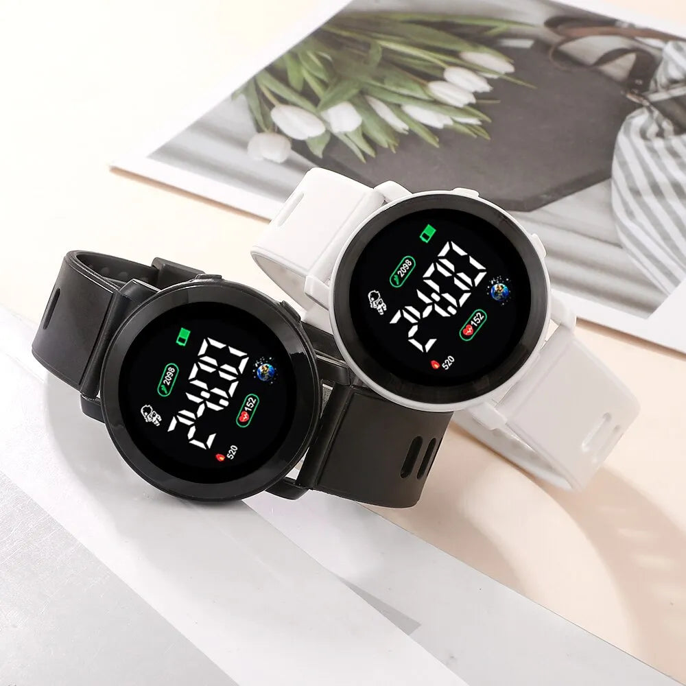 Relojes de pareja Reloj Digital LED para Hombres y mujeres Reloj deportivo militar de silicona Reloj electrónico Hodinky Reloj Hombre