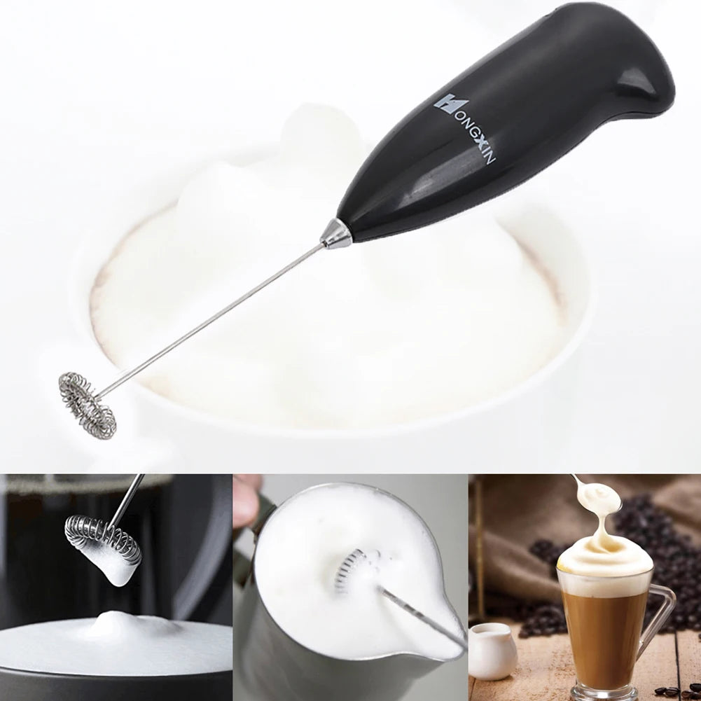 Espumador de leche eléctrico automático, minilicuadora portátil, máquina de café con espuma, licuadoras para herramientas de cocina, electrodomésticos de mano para el hogar