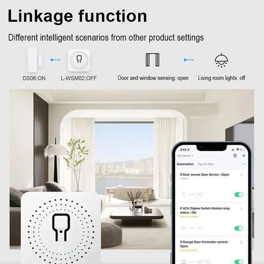 Mini interrupteur Graffiti Intelligent 16awifi, minuterie, application Mobile, commande vocale, Module d'automatisation, programme d'application, commutateur Intelligent