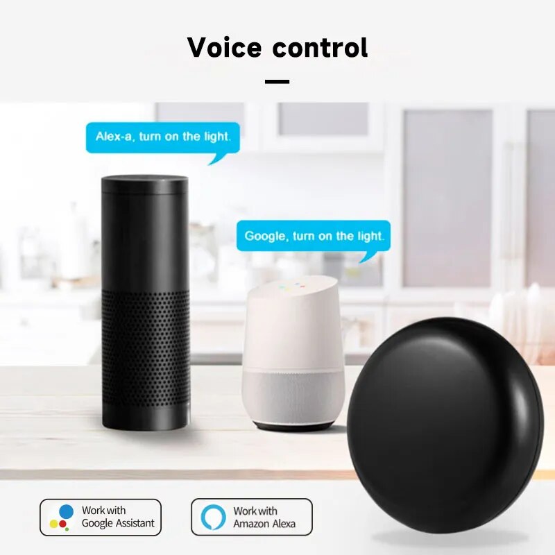 Tuya WiFi IR Remote Control Smart Home Remote Universal Infrared Controller For Air Conditioner Work With Alexa Google Home
