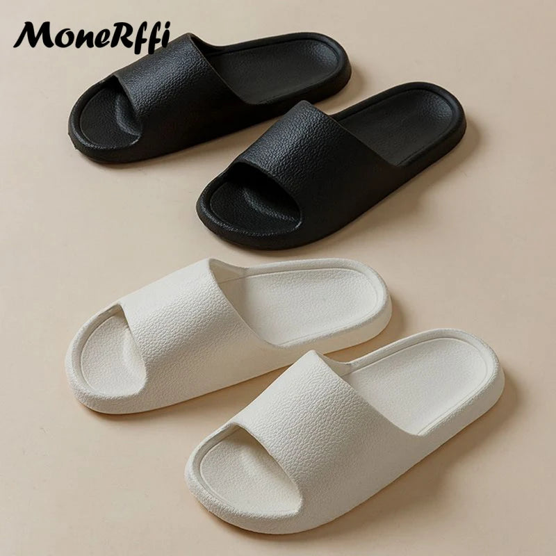 Summer Slippers For Men Women Eva Soft Bottom Slippers Indoor House Slides Flat Sandals Outdoor Beach Shoes Man Flip Flops