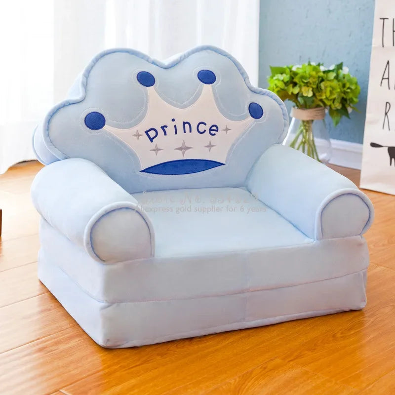 Disassembled Washed Kids Sofa Fashion Children Folding Cartoon Cute Baby Mini Sofas Kindergarten Babies Seat