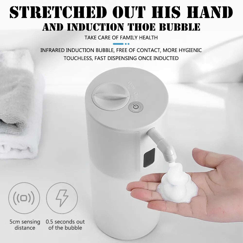 Touchless Automatic Soap Dispenser  Smart Foam Machine Infrared Sensor Foam Soap Dispenser Hand Sanitizer