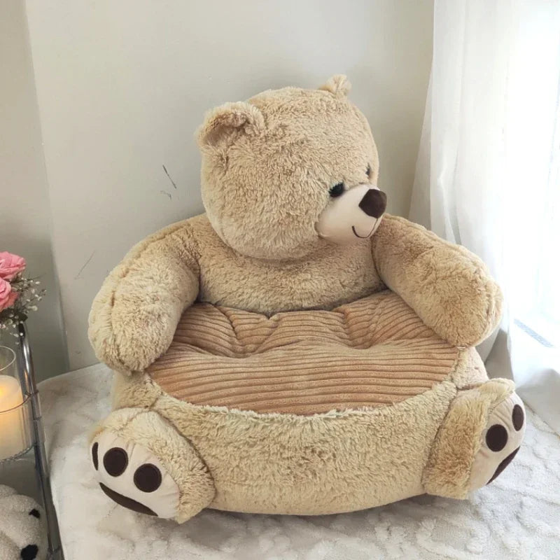 Creative Minimalist Sofa Children Sofa Children Cartoon Lazy Little Sofa Mini Cartoon Cute Bear  Stool Kids Chairs