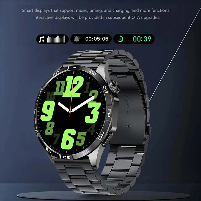 Reloj inteligente Huawei Xiaomi GT4 Pro para hombre, dispositivo con rastreador GPS NFC AMOLED, pantalla HD de 2024x466, control del ritmo cardíaco y llamada Bluetooth, novedad de 466