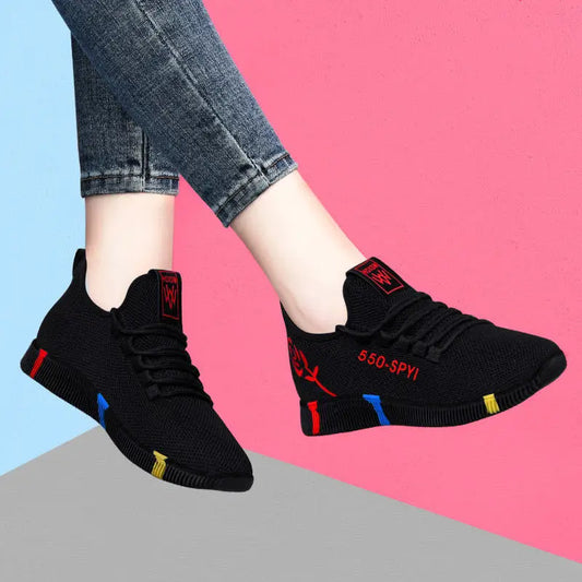 Women's ShoesAutumn New Sneakers, Casual Shoes, Comfortable Travel Shoes, Lightweight Soft Soles, Running Shoes, Mom Shoes