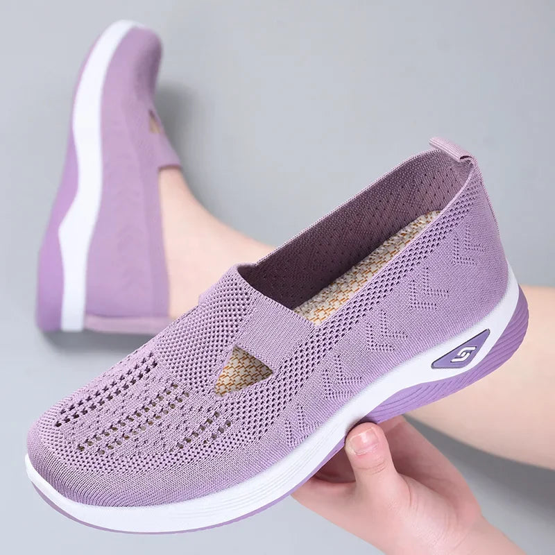 NOVEDAD DE VERANO 2023, Zapatos informales cómodos para Mujer, Zapatos planos calados transpirables con suela suave a la moda para Mujer, Zapatos De Mujer