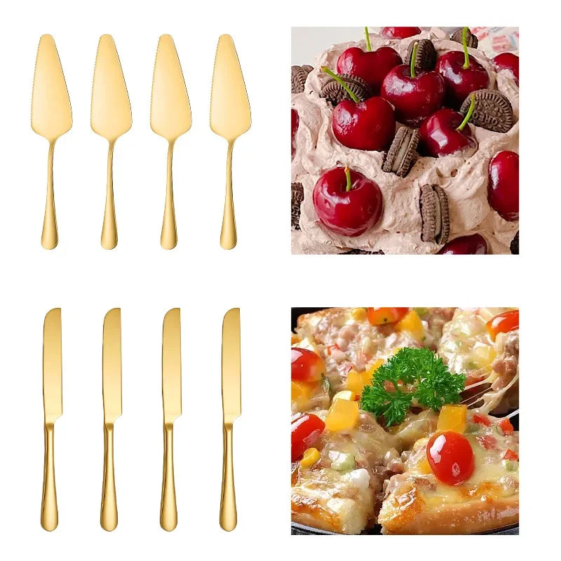 Stainless steel cake spatula gift box set pizza cheese bread spatula cake spatula baking tools