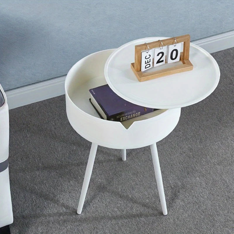 Stylish & Compact 40cm Table: Versatile Bedside/Coffee Use, Modern Design, Easy to Clean