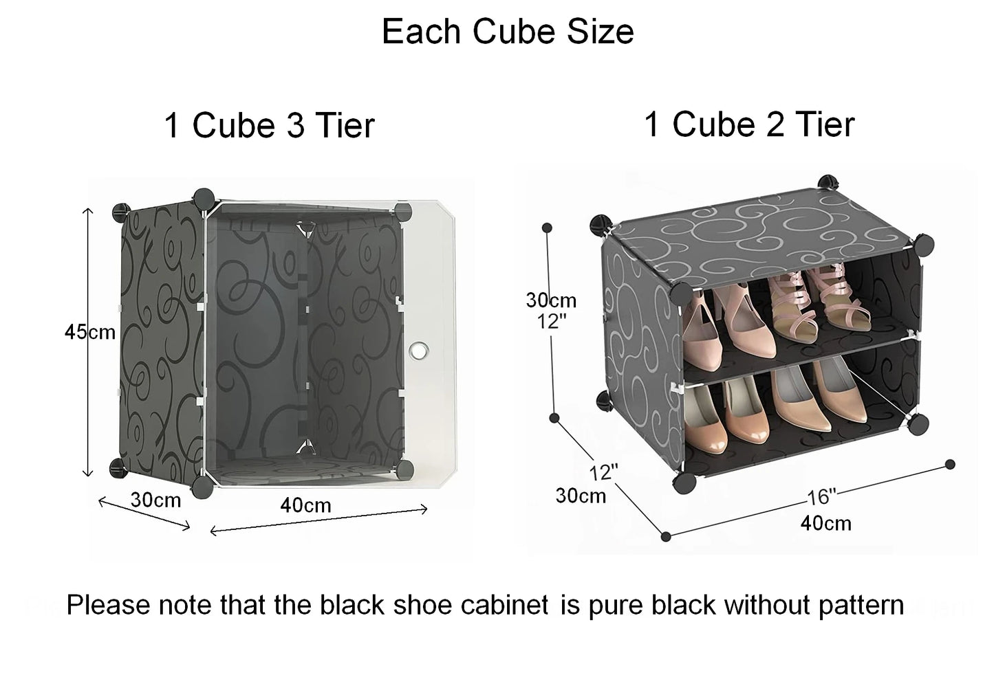 Étagère à chaussures américaine de grande capacité, rangement de bottes, 12 cubes, organisateur modulaire en plastique, 6 niveaux, 24 à 96 paires de Cabine tour à chaussures