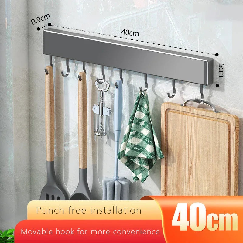 Armoire de cuisine murale, support de rangement, porte-cuillère, organisateur de spatule, étagères pour planche à découper, accessoires pour ustensiles de cuisine