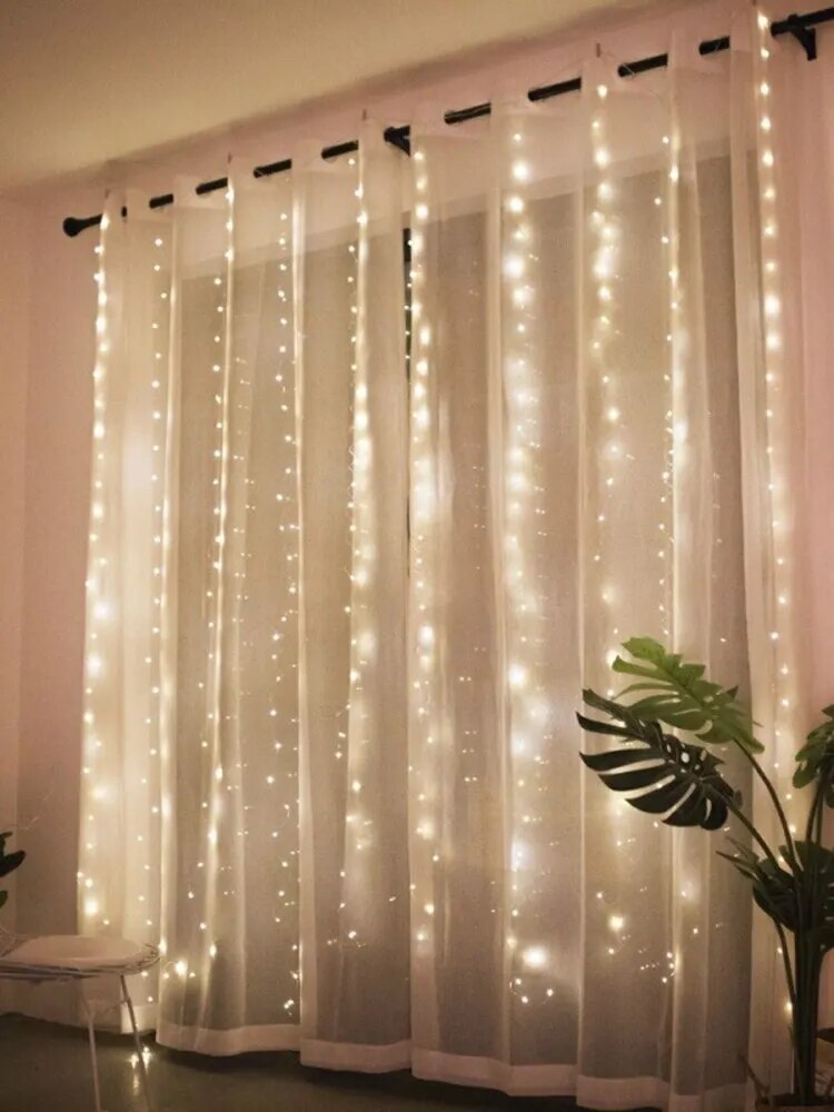 Curtain Light Copper Wire Light Bedroom Star Atmosphere Light USB