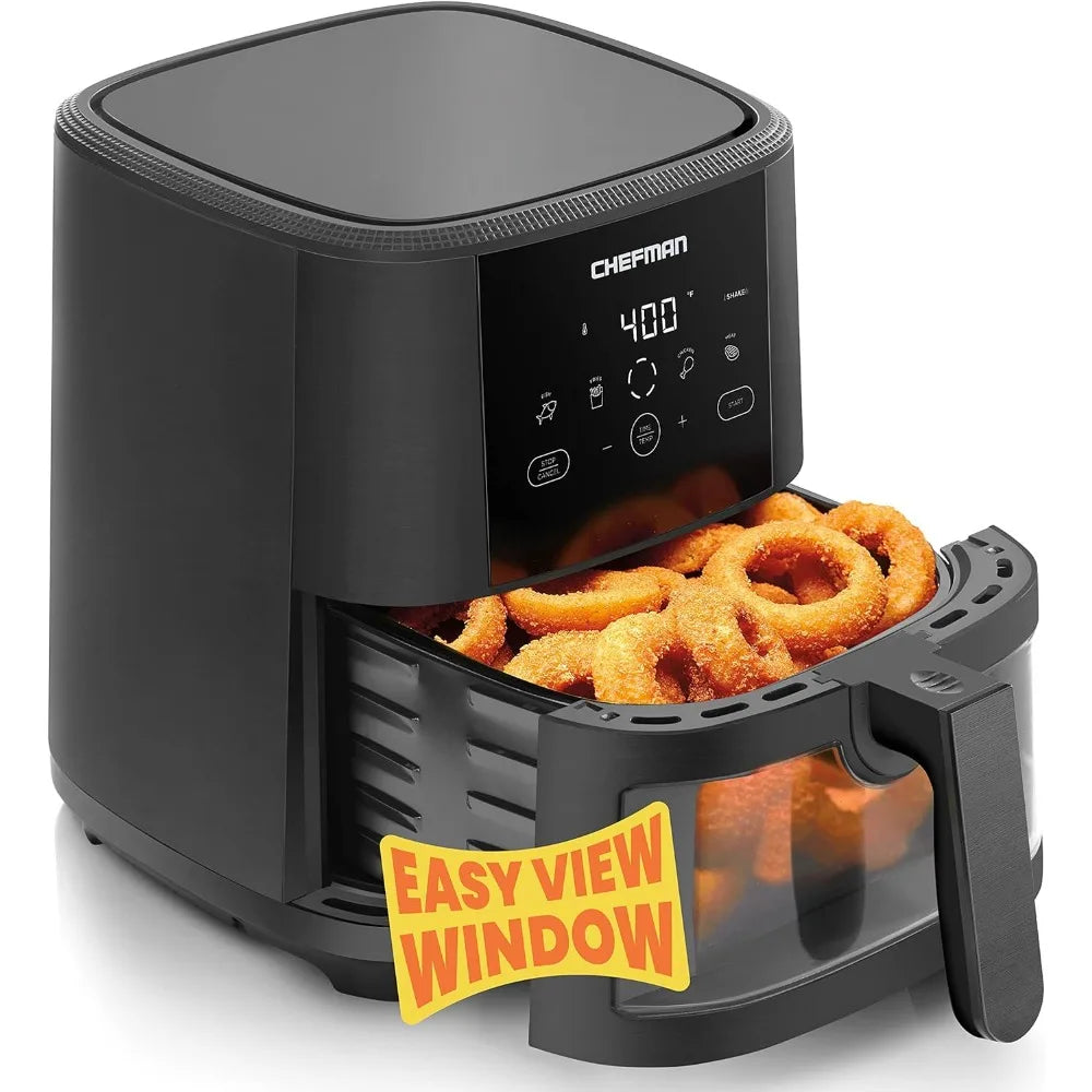 Air Fryer Watch Food Cook To Crispy And Low-Calorie Finish Through Convenient Window Kitchen Airfryer Home-appliance Airfryers